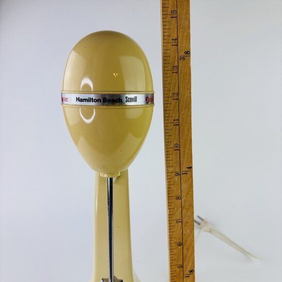1960s Hamilton Beach Scovill Drink Master Milkshake Maker Model 727 VTG Yellow - Picture 10 of 11